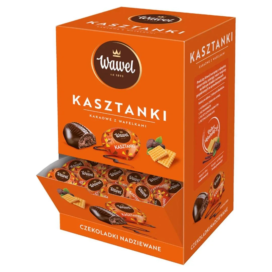 Wawel Kasztanki Kakao - Pralinen mit Waffeln 2,3kg - Polskashop24.de - Online Supermarkt mit Lebensmittel aus Polen