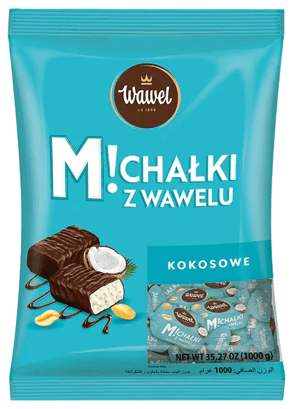 Wawel Michałki Kokosowe Erdnuss - Kokos - Konfekt 1000g - Polskashop24