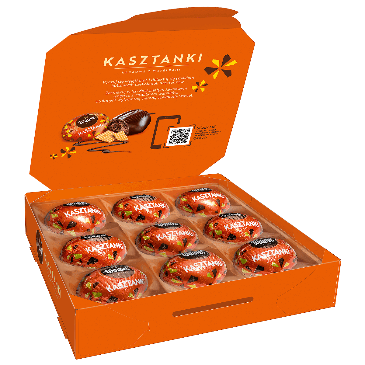 Pralinen Kasztanki Czekoladki Kasztanki 160g - Wawel