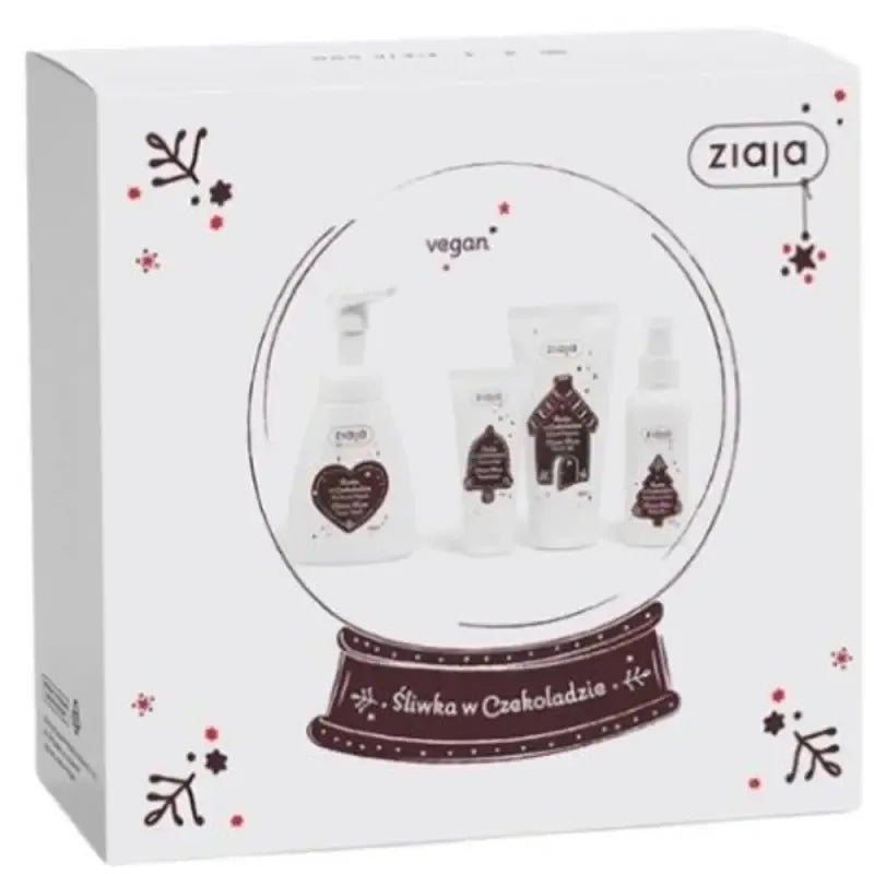 Weihnachtsset Pflaumen in Schokolade Sliwka - Ziaja - Polskashop24
