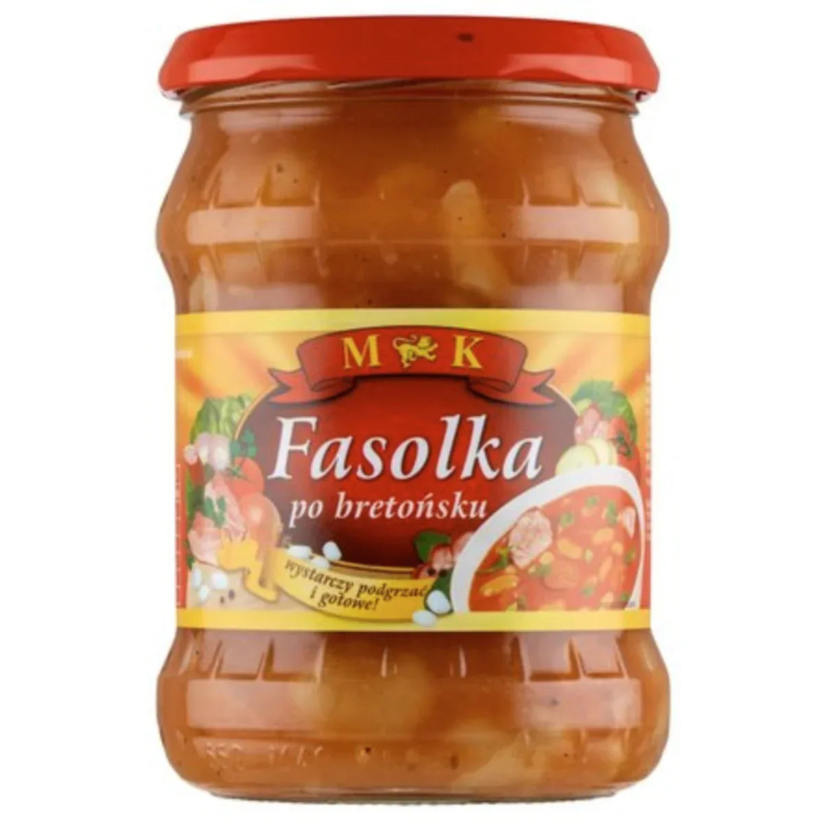 Weiße Bohnen nach bretonischer Art - 500g - MK - Polskashop24