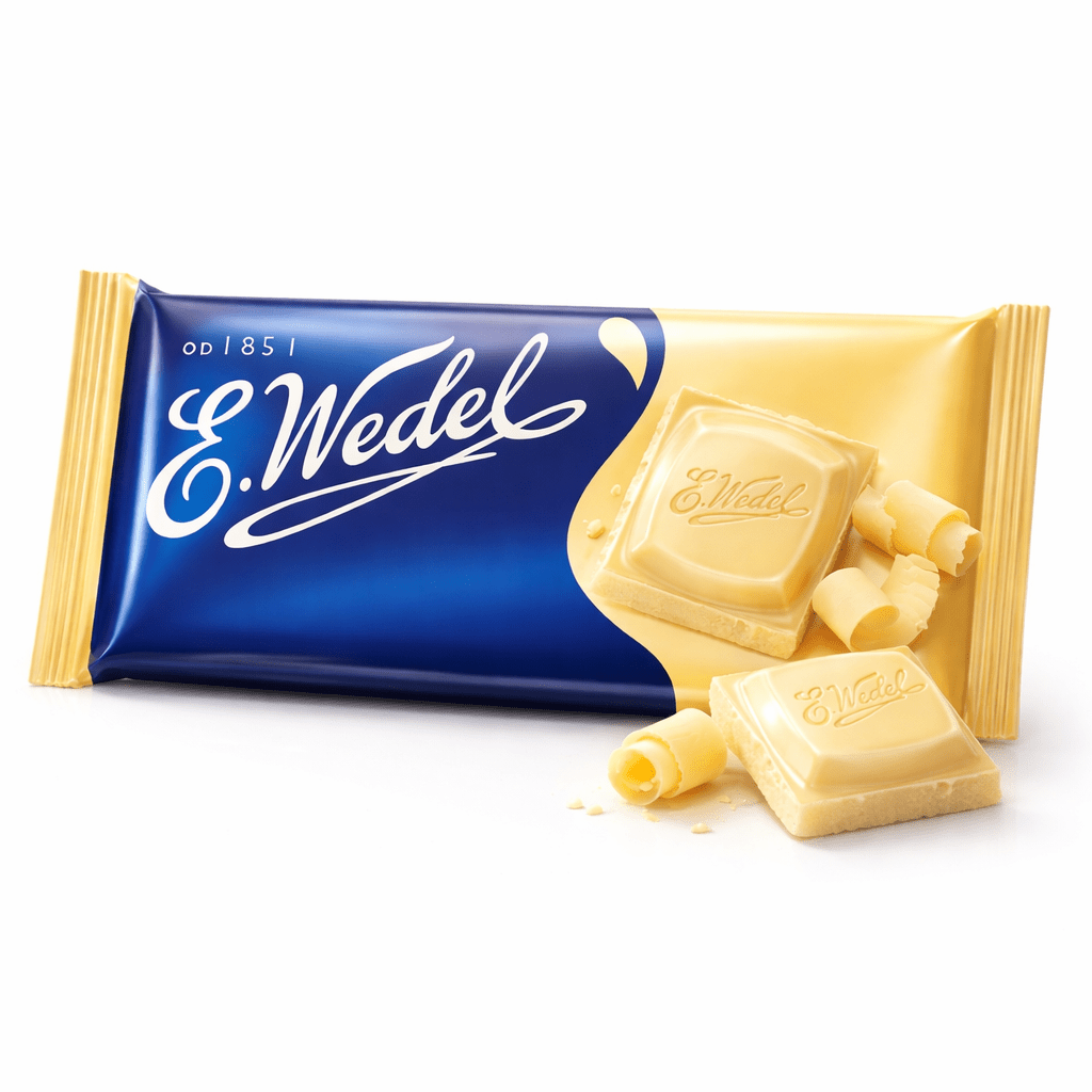 Weiße Schokolade - Czekolada Biała 80g - Wedel - Polskashop24
