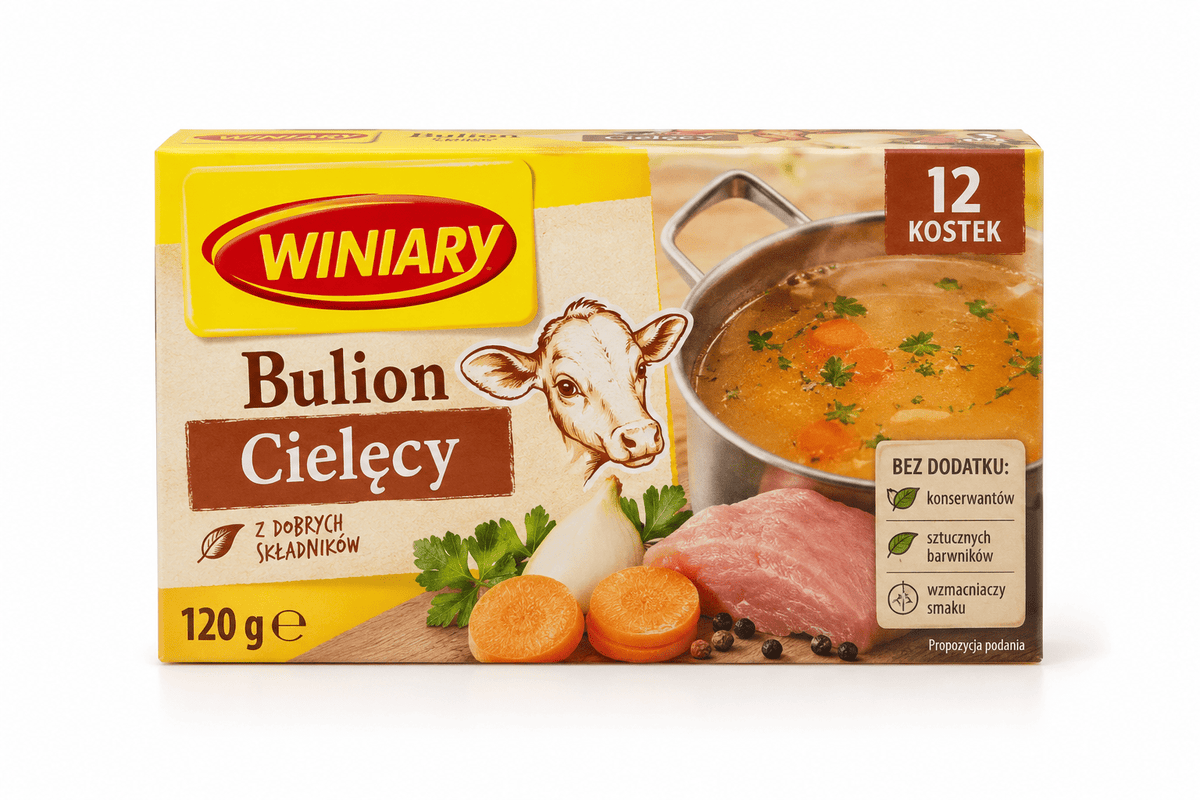 Winiary Kalbsbrühe 120 g - Bulion cielęcy - Polskashop24