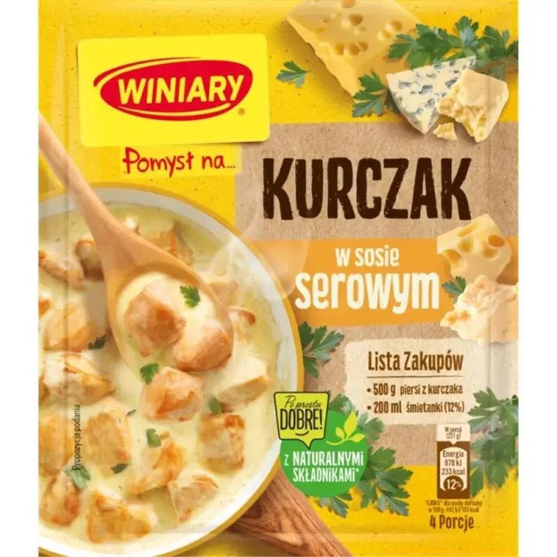 Winiary Kurczak w Sosie Serowym - Fix Hühnchen in Käsesoße 28g - Polskashop24