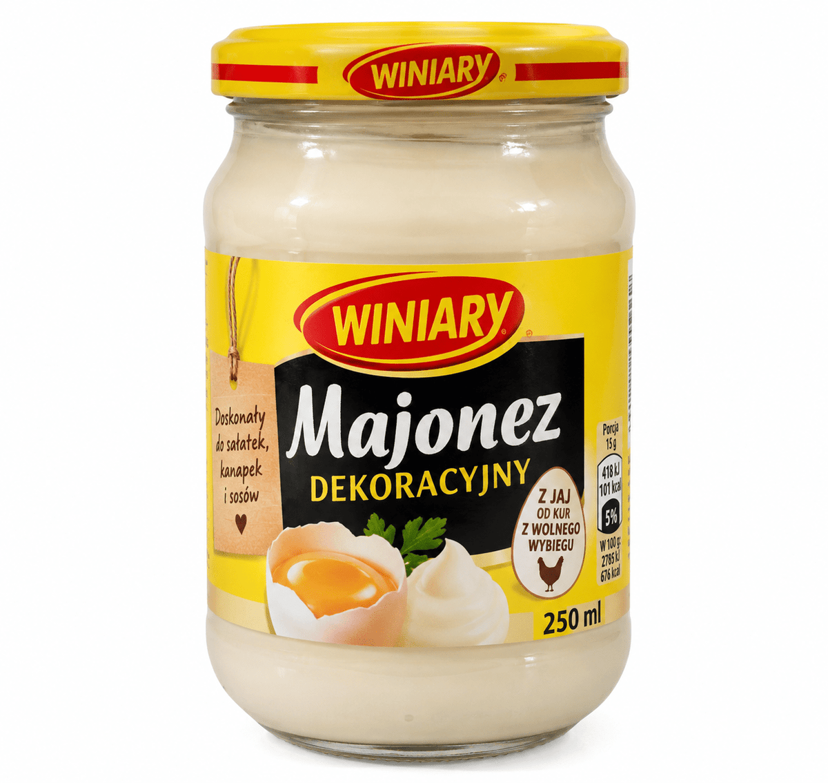 Winiary Mayonnaise dekorativ 250 ml - Majonez dekoracyjny - Polskashop24