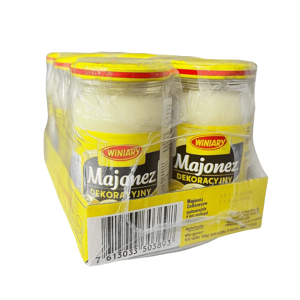 Winiary Mayonnaise Majonez Dekoracyjny 6x400ml - 6er Träger kaufen - Polskashop24.de - Online Supermarkt mit Lebensmittel aus Polen