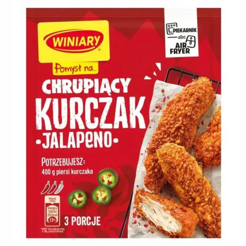 Winiary Pomysl na Chrupiacy Kurczak Jalapeno - Knusper Jalapenohähnchen 66g - Polskashop24.de - Online Supermarkt mit Lebensmittel aus Polen