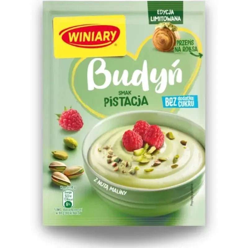 Winiary Pudding Pistazie kaufen 35g - Budyn Smak Pistacja - NEU & LIMITIERT - Polskashop24