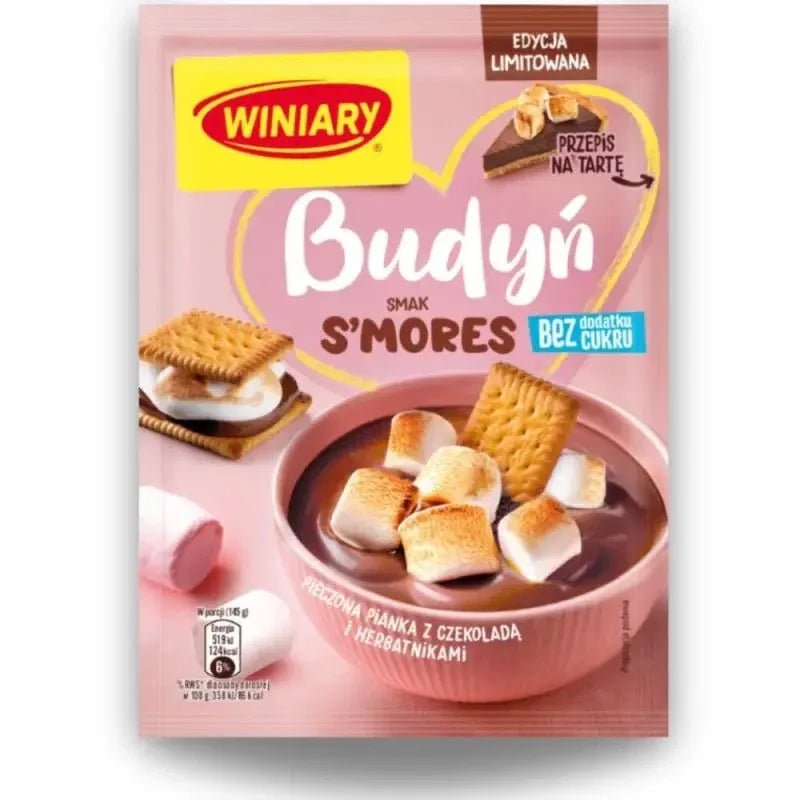 Winiary Pudding S'mores kaufen 35g - Budyn Smak S'mores - NEU & LIMITIERT - Polskashop24