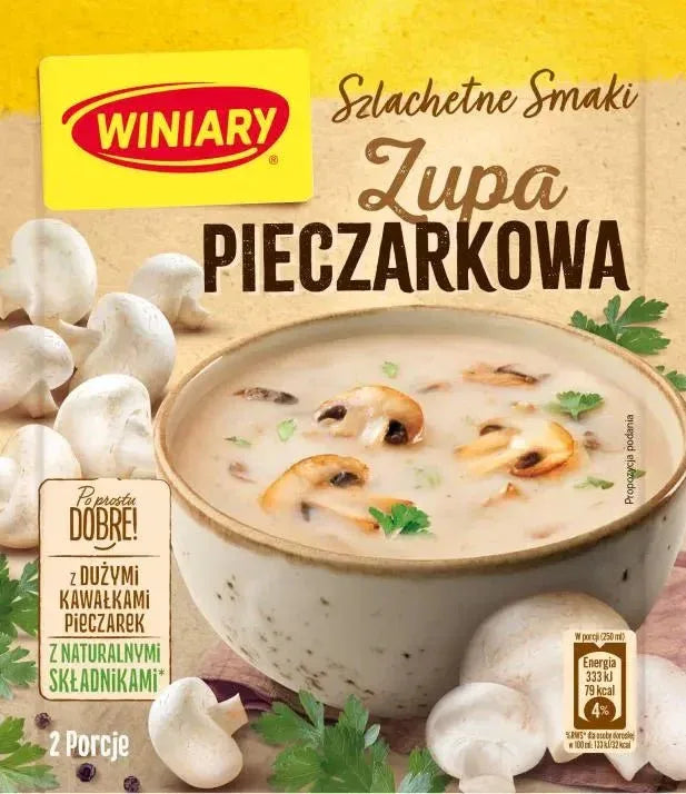 Winiary Zupa pieczarkowa - Champignonsuppe 44g kaufen - Polskashop24.de - Online Supermarkt mit Lebensmittel aus Polen