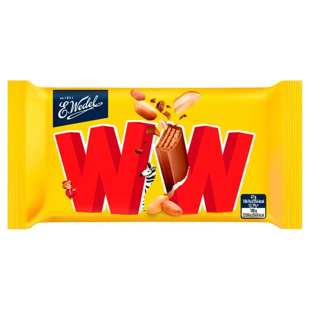 WW Wafelek Orzechowy Waffelriegel 47g - Wedel - Polskashop24
