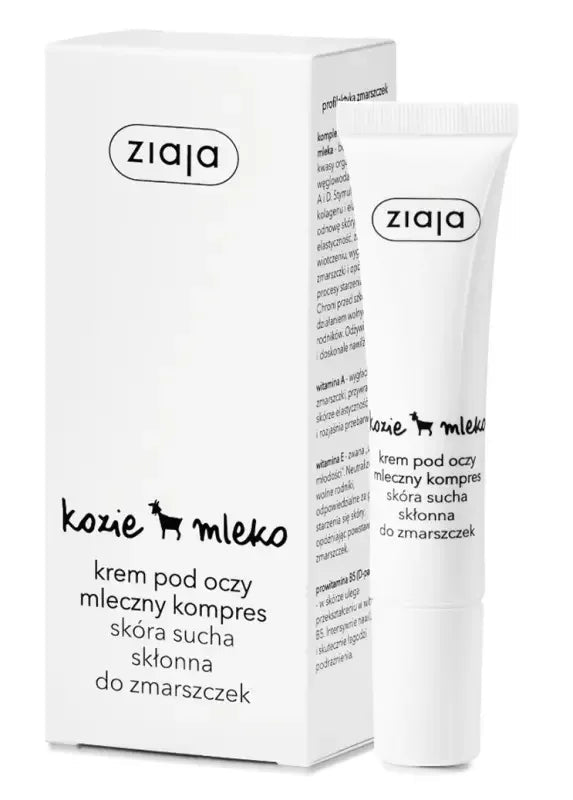 Ziegenmilch - Augencreme - Krem pod oczy kozie mleko 15ml - Ziaja - Polskashop24