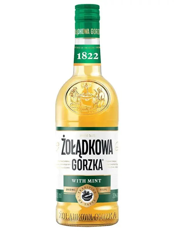 Zoladkowa Gorzka Mietowa - Polnischer Kräuterlikör mit Minze 28% Vol. 500ml - Polskashop24.de - Online Supermarkt mit Lebensmittel aus Polen