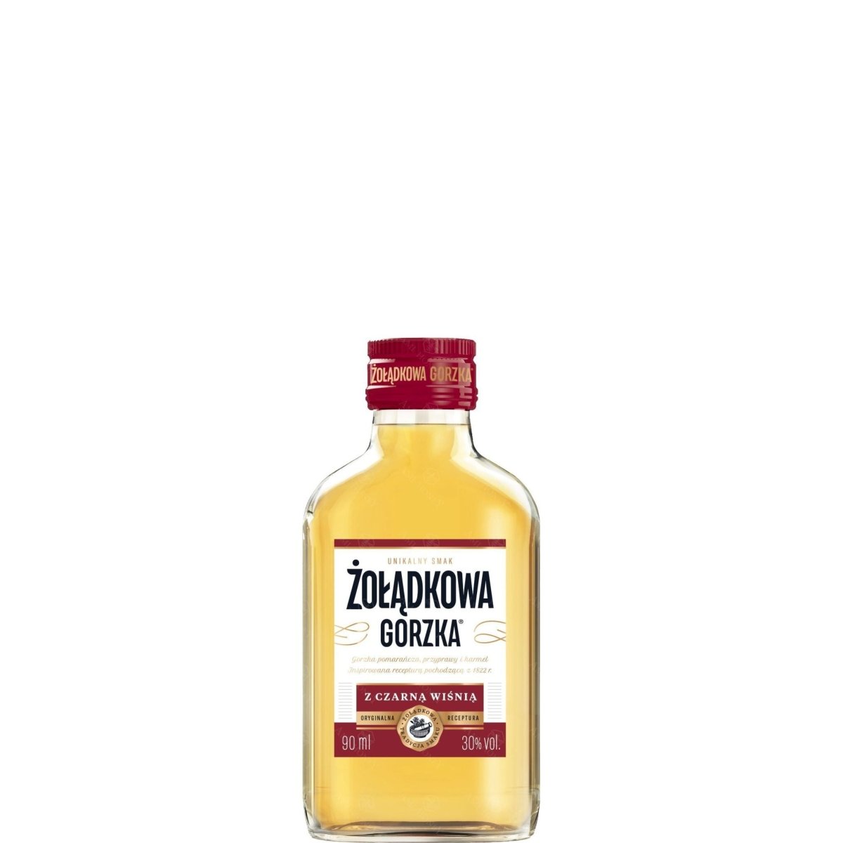 Żołądkowa z Czarną Wiśnią — Polnischer Kirsch-Likör 28% 90ml - Polskashop24
