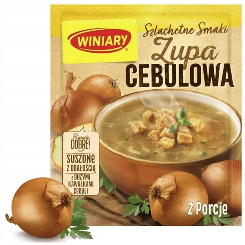 Winiary Zupa Cebulowa Zwiebelsuppe 31g - Polnische Instant-Zwiebelsuppe mit Röstzwiebeln von Nestlé