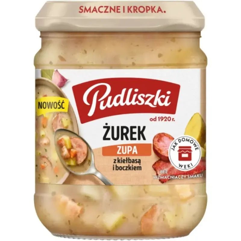 Żurek 440g - Pudliszki Sauermehlsuppe kaufen - Polskashop24.de - Online Supermarkt mit Lebensmittel aus Polen