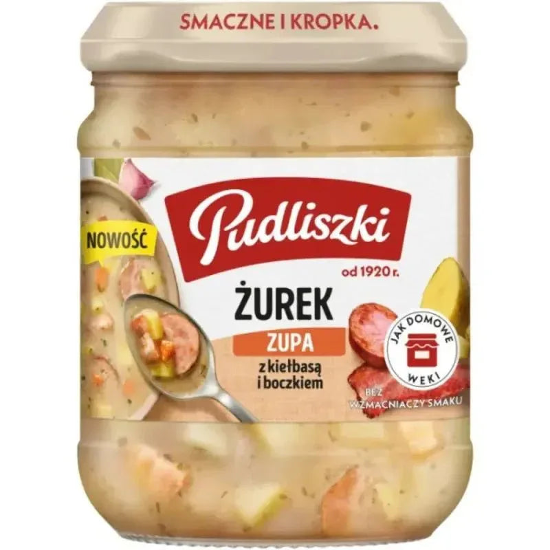Żurek 440g - Pudliszki Sauermehlsuppe kaufen - Polskashop24.de - Online Supermarkt mit Lebensmittel aus Polen