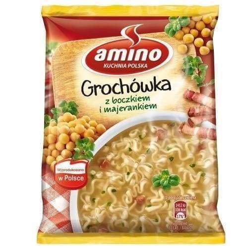 Amino Grochówka Erbsensuppe Instant - Nudelsuppe 65g - Polskashop24