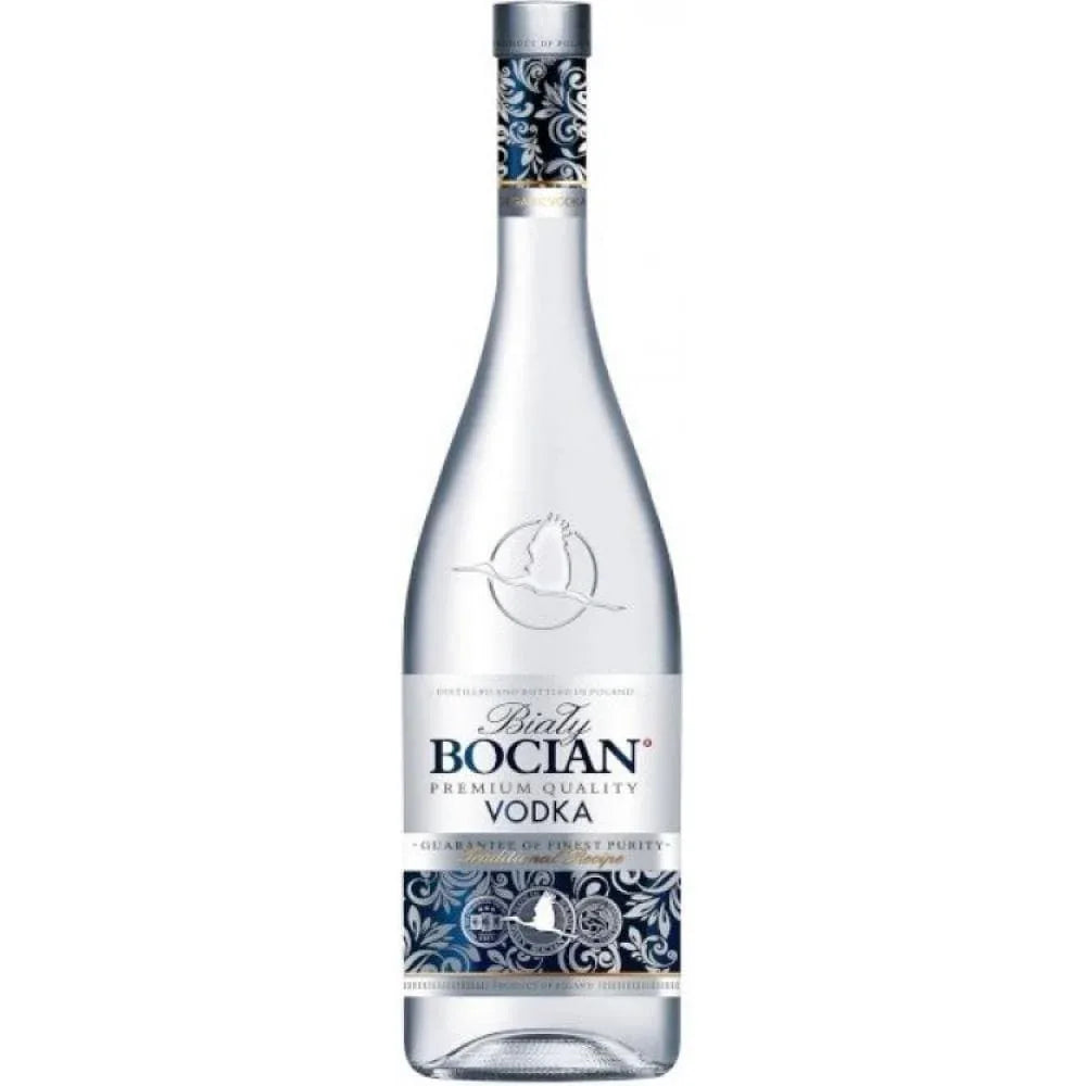 BOCIAN Vodka WÓDKA BIAŁY 0,5L 40% Premium Qualität - Polskashop24.de - Online Supermarkt mit Lebensmittel aus Polen