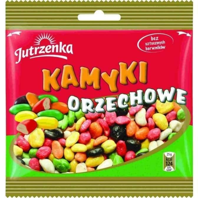 Draze ''Kamyki orzechowe'' - Jutrzenka 100g - Polskashop24.de - Online Supermarkt mit Lebensmittel aus Polen