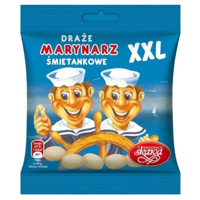Draze Smietankowe MARYNARZE XXL 130G Skawa - Polskashop24.de - Online Supermarkt mit Lebensmittel aus Polen