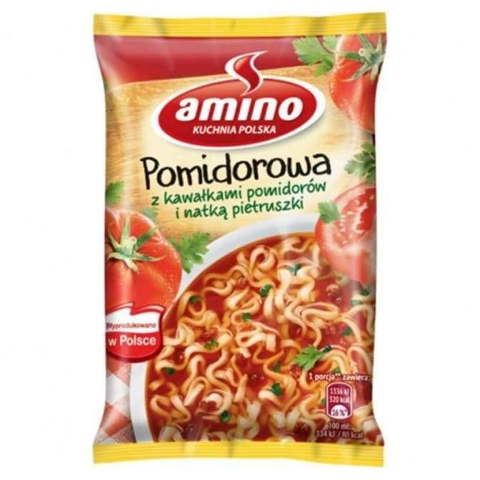 Amino Pomidorowa Tüten Tomatensuppe 61g - Fertiggericht