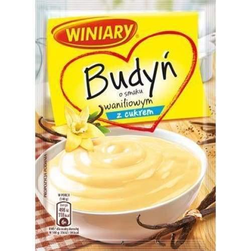 Winiary - Budyń z cukrem smak waniliowy 60 g/ Vanillepudding mit Zucker - Polskashop24.de