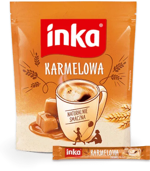 Getreidekaffee Karamell Inka 200 gr - Polskashop24.de - Online Supermarkt mit Lebensmittel aus Polen