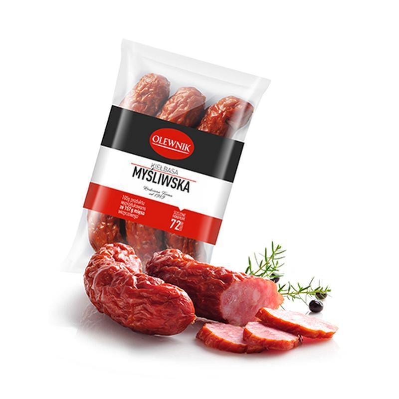 Jägerwurst ''Kielbasa Mysliwska'' Olewnik 180g - Polskashop24