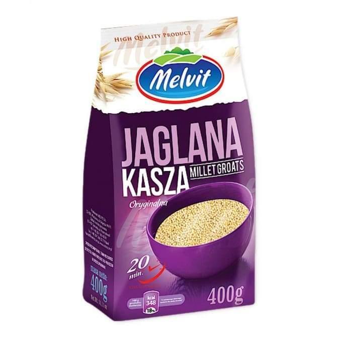 Melvit Hirse ''Kasza jaglana'' 400 g 5906827013634 - Polskashop24.de - Online Supermarkt mit Lebensmittel aus Polen