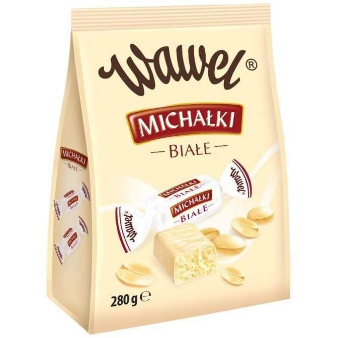 Michalki Zamkowe biale Weiß Schoko Konfekt 245gWawel - Polskashop24.de - Online Supermarkt mit Lebensmittel aus Polen