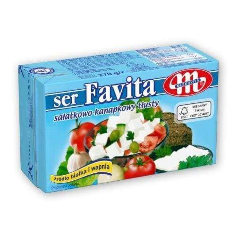 Mlekovita - Favita Feta Käse 18% 270g - Polskashop24.de