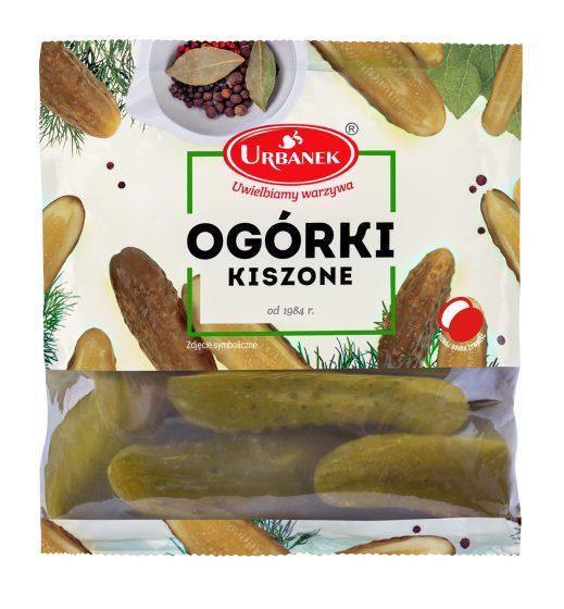 Eingelegte Salzgurken ''Ogorki Kiszone'' Urbanek 750g - Polnische & Schlesische Spezialitäten - Online Supermarkt mit Lebensmittel aus Polen | Polski Sklep internetowy