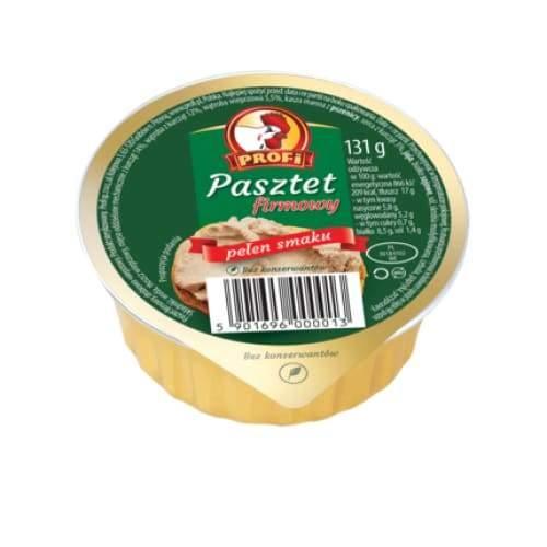 Pasztet Firmowy - Geflügel - Brotaufstrich 131g Profi - Polskashop24