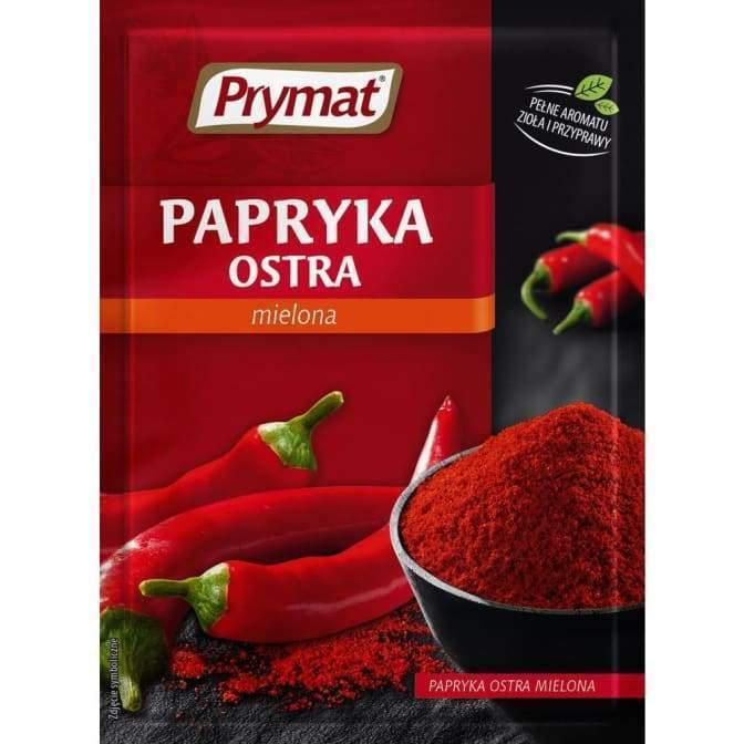 Prymat - Paprika scharf 20g - Polskashop24.de - Online Supermarkt mit Lebensmittel aus Polen
