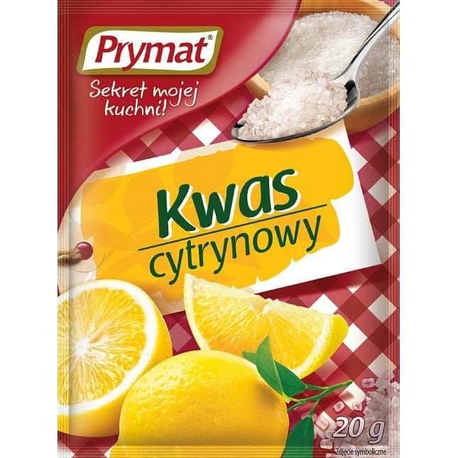 Prymat - Zitronensäure 20g - Polskashop24.de - Online Supermarkt mit Lebensmittel aus Polen