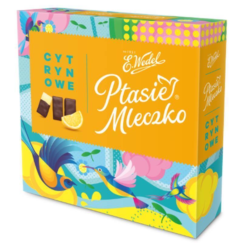 ''Ptasie Mleczko'' Zitrone 360g Wedel - Polnische & Schlesische Spezialitäten - Online Supermarkt mit Lebensmittel aus Polen | Polski Sklep internetowy