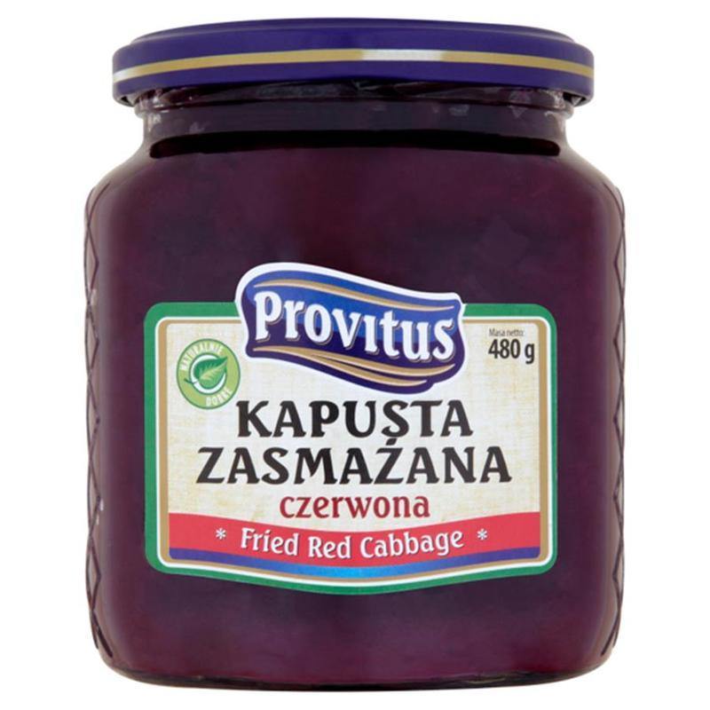 Rotkohl Gebraten ''Czerwona Kapusta Zasmazana'' Provitus480g - Polnische & Schlesische Spezialitäten - Online Supermarkt mit Lebensmittel aus Polen | Polski Sklep internetowy