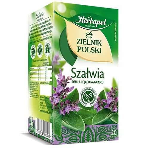 Salbei Tee ''Szalwia'' von Herbapol 24g - Polskashop24.de - Online Supermarkt mit Lebensmittel aus Polen