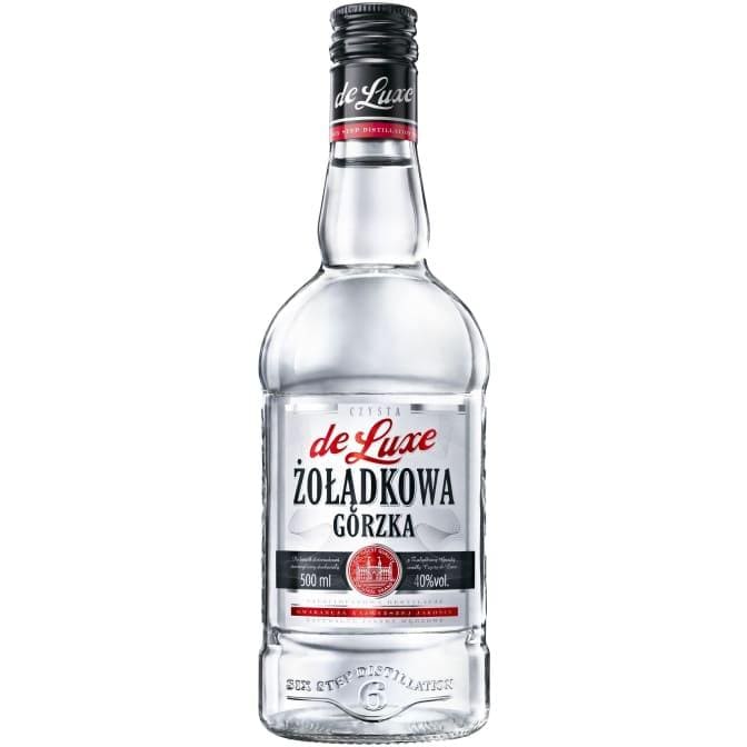 Stock Żołądkowa de Luxe polnischer Wodka Vol. 40% Vol - 0.5 Liter - Polskashop24.de - Online Supermarkt mit Lebensmittel aus Polen