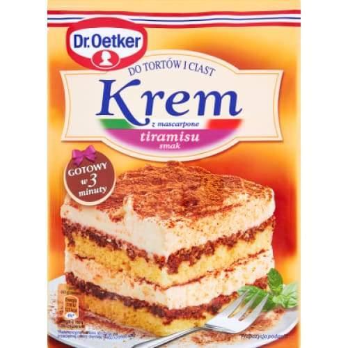 Tortencreme Tiramisu Krem do Tortu 120g - Dr. Oetker - Polskashop24
