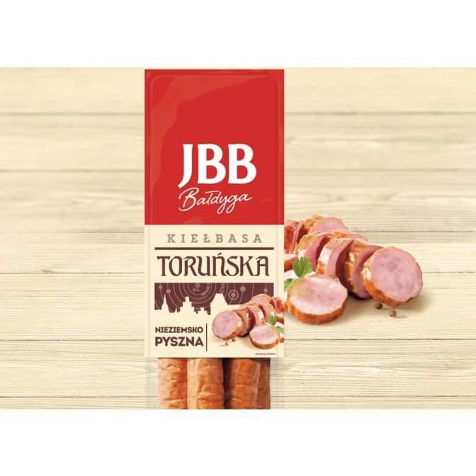 Torunska Wurst kaufen - Original polnische Kielbasa Torunska 1,8 kg - JBB Bałdyga - Polskashop24.de - Online Supermarkt mit Lebensmittel aus Polen