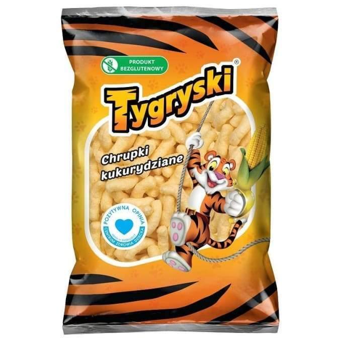 Tygryski Maisflips kaufen - Chrupki Kukurydziane 90g - TBM - Polskashop24.de - Online Supermarkt mit Lebensmittel aus Polen