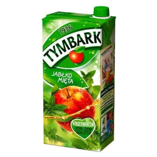 Tymbark Apfel - Minze Getränk 1L - Polskashop24.de - Online Supermarkt mit Lebensmittel aus Polen