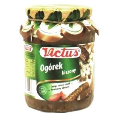 Victus saure eingelegte polnische Gurken - Ogorki kiszone 600 g - Polskashop24.de - Online Supermarkt mit Lebensmittel aus Polen