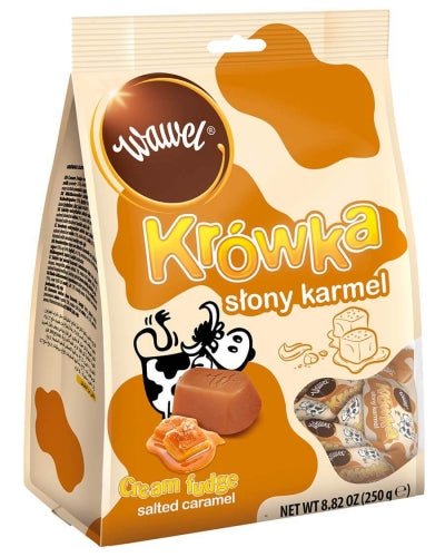Wawel Krówka słony karmel polnische Kramell Kuh Bonbons 250g - Polskashop24.de - Online Supermarkt mit Lebensmittel aus Polen