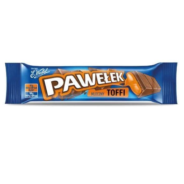 Wedel - Pawelek Toffi Karamel - Schokoriegel 45g - Polskashop24.de - Online Supermarkt mit Lebensmittel aus Polen