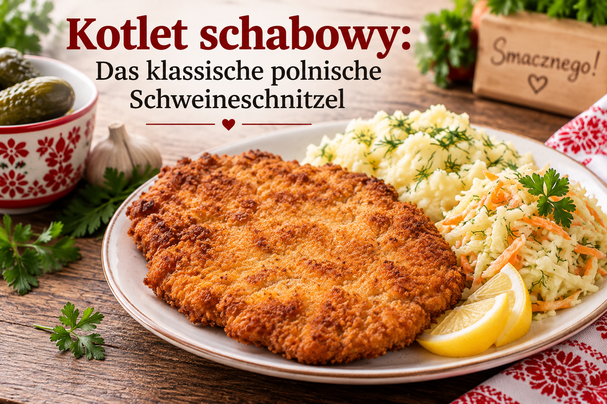 Kotlet schabowy: Das klassische polnische Schweineschnitzel - Polskashop24