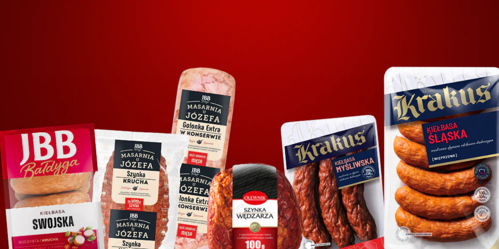 Polnische Wurst und Schinken kaufen - Kielbasa und Szynka online bestellen bei Polskashop24.de - Große Auswahl an authentischen polnischen Wurstwaren und Aufschnitt