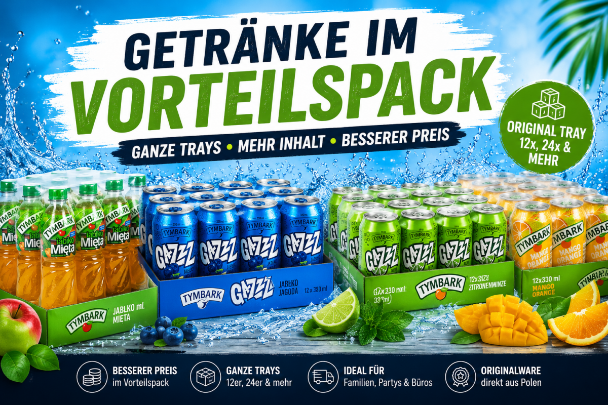 Getränke im Vorteilspack - Polskashop24